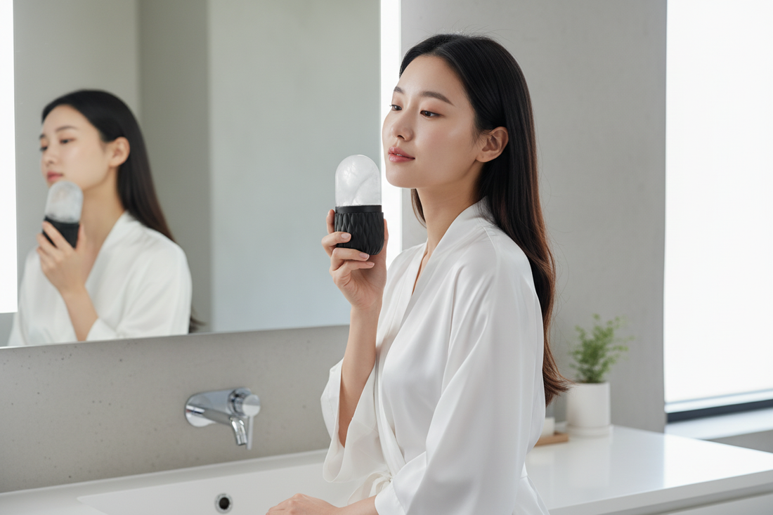 Routine beauté froid : pourquoi les Coréennes utilisent de la glace chaque matin